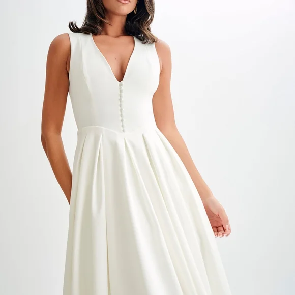 knee length dresses for ladies Meshki Tyler Midi Dress  Rent with Iz